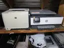(1) USED HP OFFICEJET PRO PRINTER, 8025e; (1) USED HP LASERJET PRINTER, P2055dn