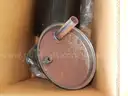 USED (1) ROD END GILLIG, (1) ALLISON TRANSMISSION COVER 29507434, (1) BOX OF ASSORTED BUS PARTS