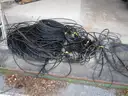 LARGE BUNDLES OF FIBER WIRE AND TRAFFIC CABLE