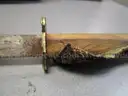 (1) USED KATANA-STYLE SWORD, 21&#x22; BLADE