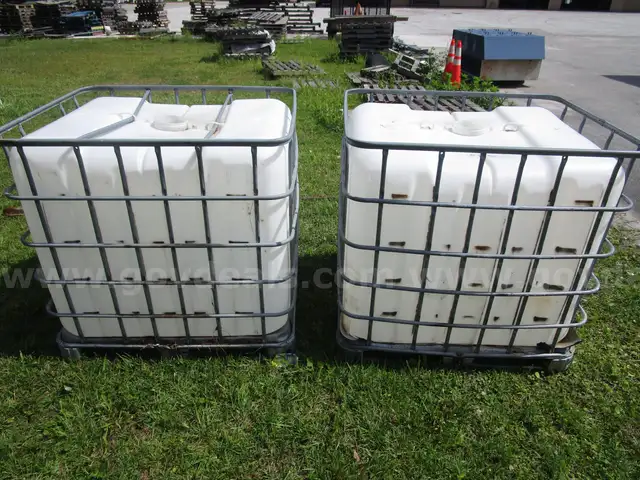 (2) USED WATER TANKS, 250 GAL