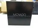 (1) NEW-IN-BOX MOVADO, 2-HAND WATCH BRACLET WITH OPERATION MANUAL