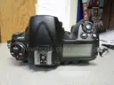(1) USED BLACK, NIKON DIGITAL CAMERA D300, BODY ONLY; (1) USED BLACK, VIVITAR SERIES 1 FLASH ATTACHMENT, DF-383-NIK