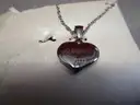 (3) USED RINGS AND (1) UNUSED NECKLACE