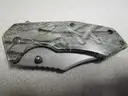 (4) USED KNIVES: (3) FOLDING, (1) FIXED-BLADE