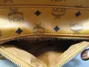 (1) USED BROWN/BLACK MCM MUNCHEN BACKPACK