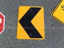 USED (3) TOW AWAY SIGNS, (4) STOP SIGNS, (1) SPEED HUMP SIGN, (1) STREET SIGN, (1) CAUTION SIGN