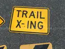 USED (1) DEAD END SIGN, (2) CAUTION SIGNS, (4) ARROW SIGNS, (1) TRAIL X-ING SIGN, (1) RIGHT LANE BIKE ONLY SIGN