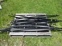 (14) BENT HOLLOW ALUMINUM BARS