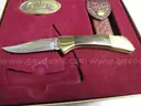 (1) USED 4&#x22; BLADE BUTTERFLY KNIFE; (1) USED CASE XX FOLDING KNIFE GIFT SET