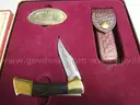 (1) USED 4&#x22; BLADE BUTTERFLY KNIFE; (1) USED CASE XX FOLDING KNIFE GIFT SET