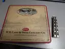 (1) USED 4&#x22; BLADE BUTTERFLY KNIFE; (1) USED CASE XX FOLDING KNIFE GIFT SET