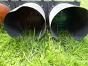 PALLET OF (18) USED FULL TRAFFIC LIGHTS; (1) USED FULL TRAFFIC LIGHT ON POLE