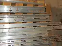 USED (13) ALUMINUM SCRAP STRAIGHT PIECES RANGING FROM 32&#x22; TO 53&#x22; LONG