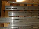 USED (13) ALUMINUM SCRAP STRAIGHT PIECES RANGING FROM 32&#x22; TO 53&#x22; LONG