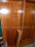 USED (1) WOOD, DOUBLE 6-TIERS SIDES BOOKCASE&#x9;13&#x22;D X 61&#x22;W S 81&#x22;H