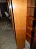 USED (1) WOOD, DOUBLE 6-TIERS SIDES BOOKCASE&#x9;13&#x22;D X 61&#x22;W S 81&#x22;H