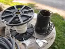 (8) USED WIRE SPOOLS ON PALLET