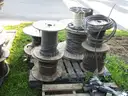 (8) USED WIRE SPOOLS ON PALLET