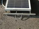 USED (1) SOLAR PANEL 22&#x22; W x 32&#x22; L, (2) BLUEHAWK STACKABLE CONTAINERS, SOME LOOSE NUTS AND BOLTS