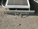 USED (1) SOLAR PANEL 22&#x22; W x 32&#x22; L, (2) BLUEHAWK STACKABLE CONTAINERS, SOME LOOSE NUTS AND BOLTS