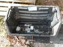 USED (1) SOLAR PANEL 22&#x22; W x 32&#x22; L, (2) BLUEHAWK STACKABLE CONTAINERS, SOME LOOSE NUTS AND BOLTS
