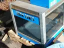 USED (1) BLUE &#x26; SILVER, SNOW CONE MACHINE, 71000, (1) SILVER SNO-KONETTE ICE SHAVER, 1003