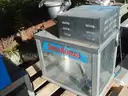 USED (1) BLUE &#x26; SILVER, SNOW CONE MACHINE, 71000, (1) SILVER SNO-KONETTE ICE SHAVER, 1003
