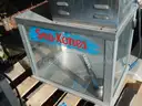 USED (1) BLUE &#x26; SILVER, SNOW CONE MACHINE, 71000, (1) SILVER SNO-KONETTE ICE SHAVER, 1003