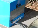 USED (1) BLUE &#x26; SILVER, SNOW CONE MACHINE, 71000, (1) SILVER SNO-KONETTE ICE SHAVER, 1003