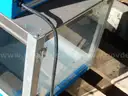USED (1) BLUE &#x26; SILVER, SNOW CONE MACHINE, 71000, (1) SILVER SNO-KONETTE ICE SHAVER, 1003