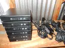 USED (4) HP PRODESK, TPC-P058-DM, i5, (1) HP ELITEDESK 800 G2 DM 35W, i5vPro, (1) HP ELITEDESK 800 G2 DESKTOP MINI 35W