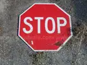 USED (8) STOP SIGNS, (1) 25 SPEED LIMIT SIGN, (1) 20 MPH SIGN