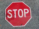 USED (8) STOP SIGNS, (1) 25 SPEED LIMIT SIGN, (1) 20 MPH SIGN