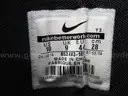 (1) PAIR OF USED NIKE LUNARLON WHITE/BLACK TENNIS SHOE, SIZE 10
