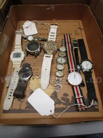 BATCH OF (9) USED WATCHES