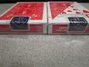 (1) UNUSED FLORIDA CAP; (2) UNUSED BASEBALLS; (2) UNOPENED PACKS OF PLAYING CARDS