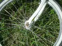 USED (1) WHITE BIKE, (1) RALEIGH PASSAGE BIKE, (1) RALEIGH PASSAGE BIKE, (1) RALEIGH PASSAGE BIKE