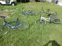 USED (1) TREK BIKE, (1) CROSSTOWN FUJI BIKE, (1) HUFFY CRANBROOK, (1) MONGOOSE XR15 BIKE