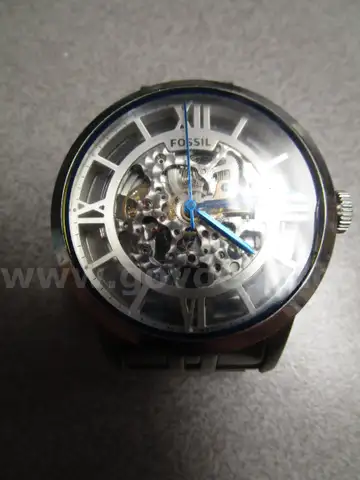 (1) USED FOSSIL SEE-THROUGH WATCH