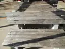 USED (2) WOODEN/CONCRETE BENCHES, (2) WOODEN/METAL BENCHES