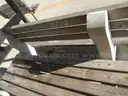 USED (2) WOODEN/CONCRETE BENCHES, (2) WOODEN/METAL BENCHES