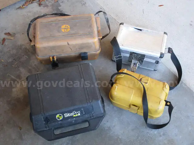 (4) USED PIECES OF SURVEY EQUIPMENT