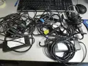 BOX OF (14) USED POWER CORDS, VARIOUS BRANDS