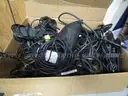 BOX OF (14) USED POWER CORDS, VARIOUS BRANDS