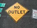 USED (3) STREET SIGNS, (3) STOP SIGNS, (2) DO NOT ENTER SIGNS, (1) NO OUTLET SIGN, (1) NO TRASPASSING SIGN