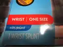 (3) UNUSED MEDICAL WRIST SUPPORT ITEMS; (2) UNUSED MEDICAL GAUZE PACKS