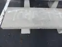 USED (4) CONCRETE BENCHES 18&#x22; H x 72&#x22; L x 20&#x22; W