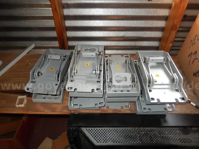 USED (16) GREY, TV MOUNTING BRACKETS