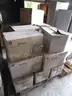 UNUSED PALLET OF (18) BOXES OF ROUND YELLOW TRAFFIC LIGHTS